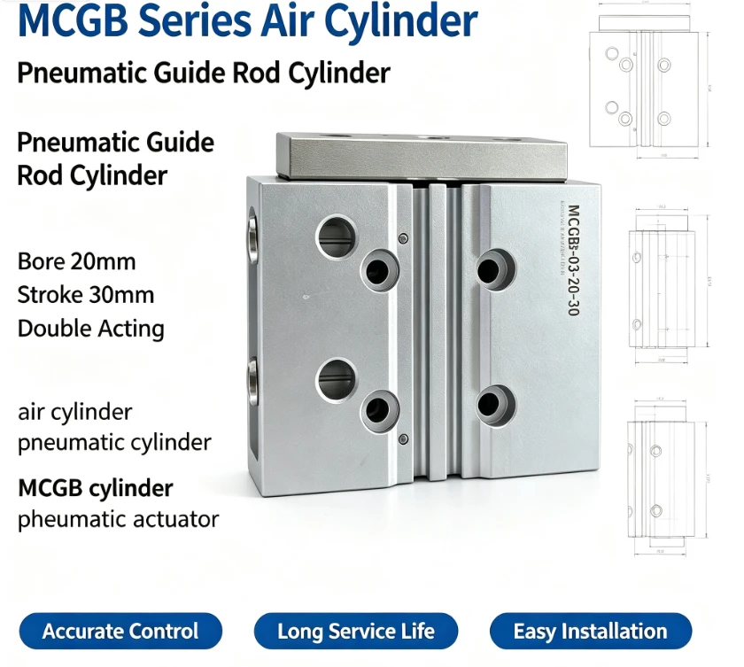 MCGB-03-32-40 Mini Twin-Guide Pneumatic Cylinder price